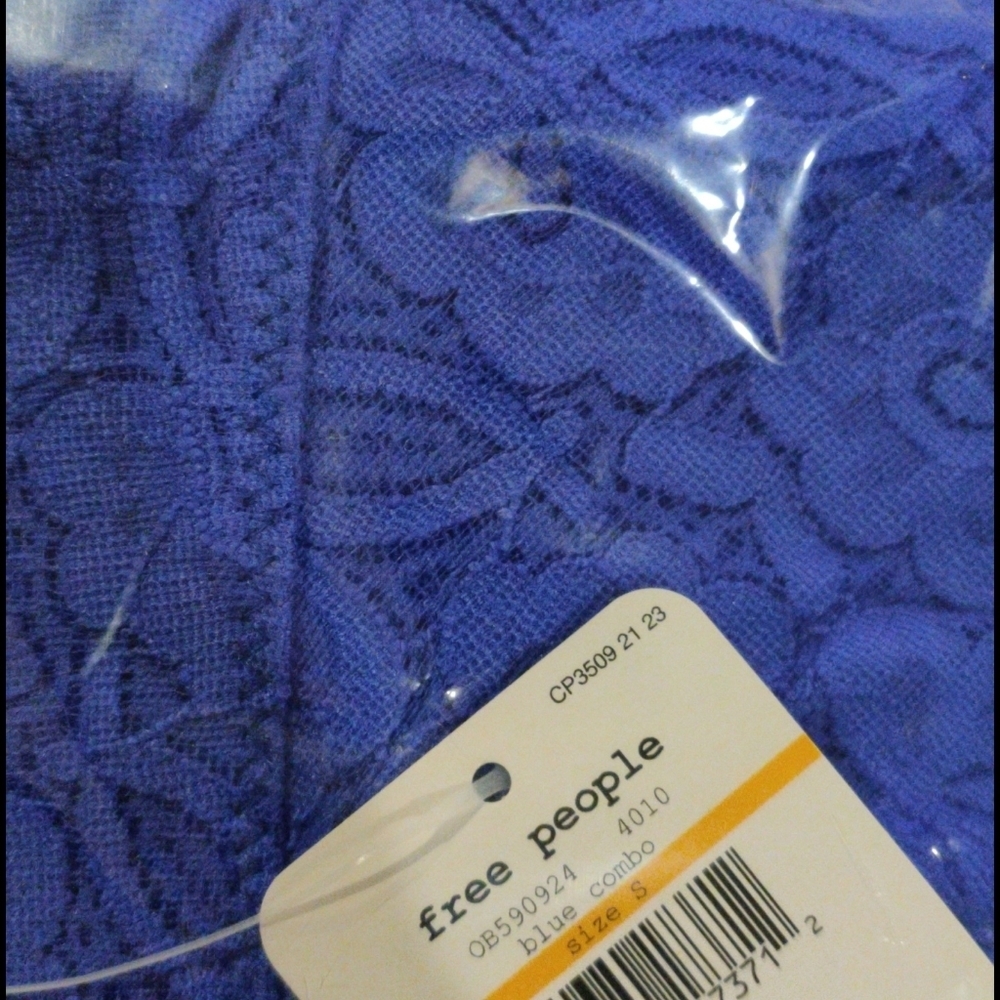 Free People Blue Galloon Racerback Bralette - Picture 4 of 4